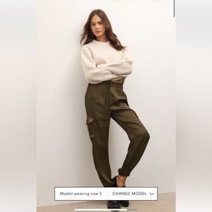 Z Supply Rory Cargo Jogger in Kelp